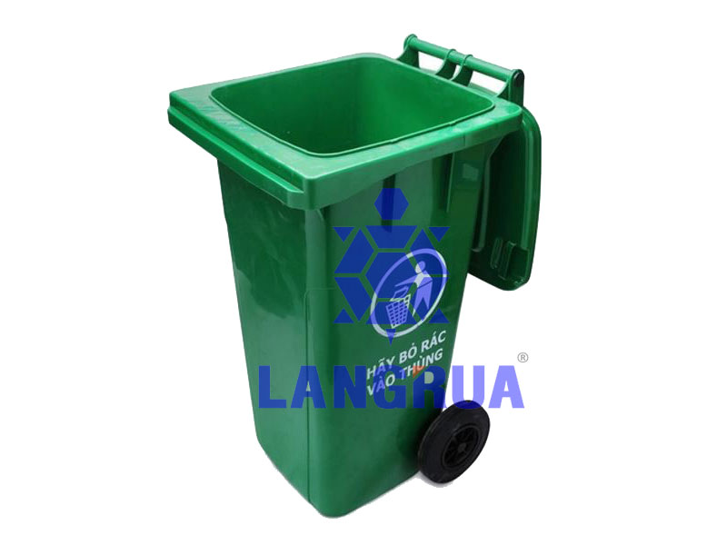 Thùng Rác Nhựa composote 100l Có 4 Bánh Xe – Cơ Khí Làng Rùa