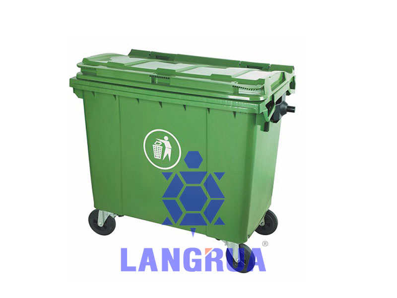 Thùng Rác Nhựa Composite 500L – Cơ Khí Làng Rùa - Hotline : 0977.389.949