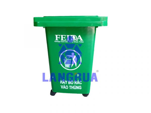 Giá Thùng Rác Nhựa HDPE 90l được phân phối giá rẻ tại Cơ Khí Làng Rùa