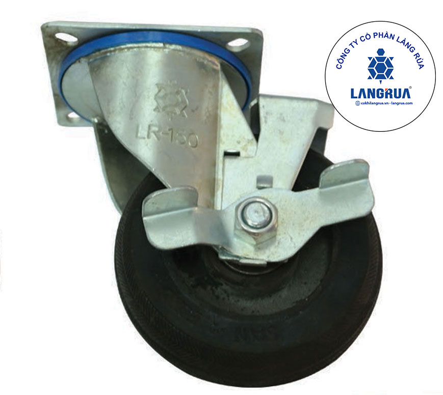Bánh Xe 130 Có Khoá - Bánh Xe Feida Càng Mỏng – Bánh Xe Làng Rùa