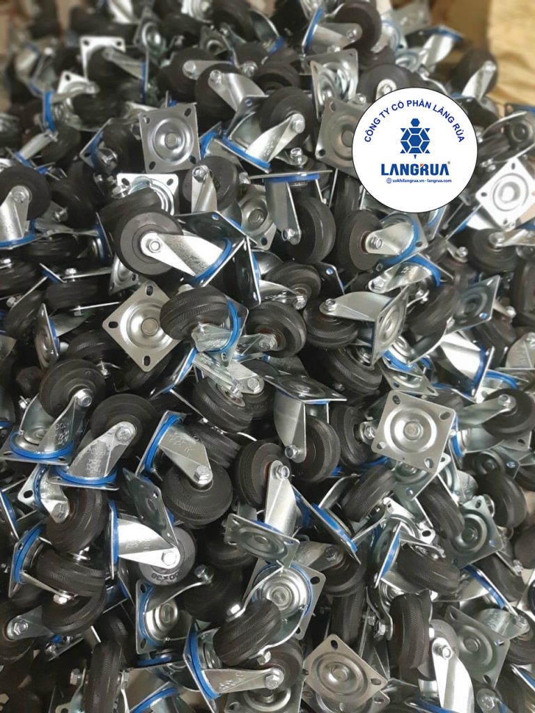 Sản phẩm bánh xe cao su 100 được phân phối bởi Công Ty Cổ Phần Làng Rùa (Cơ Khí Làng Rùa) 
