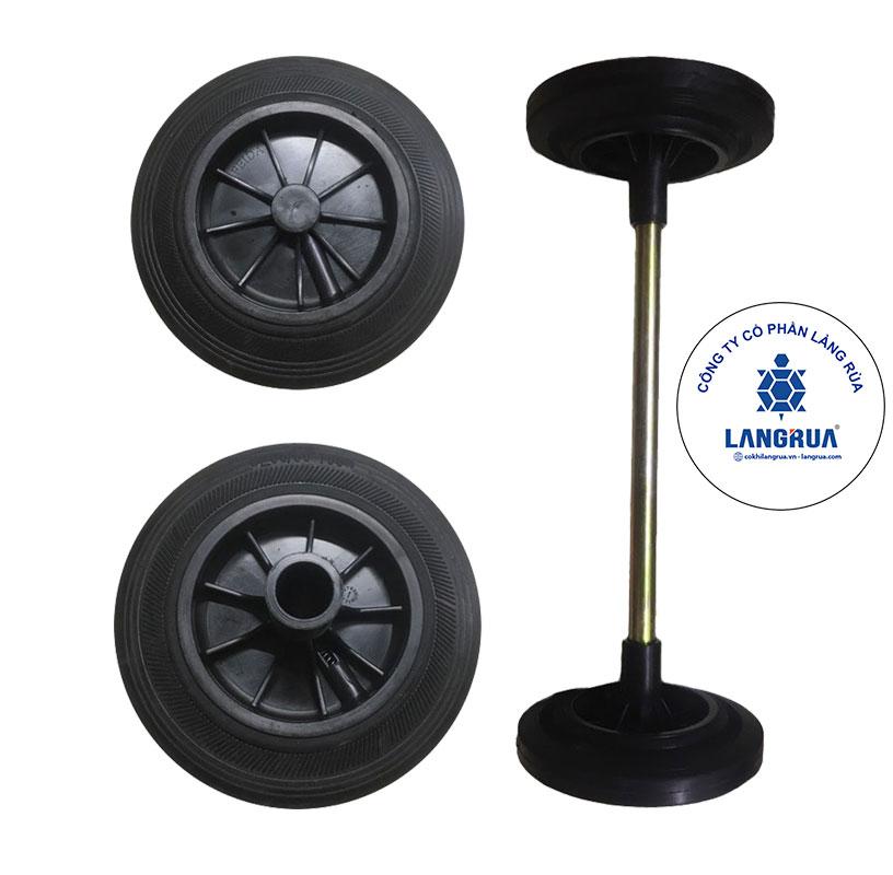Bánh Xe Thùng Rác Nhựa 120l - Thùng 240l - Bánh Xe Rời/Kèm Trục